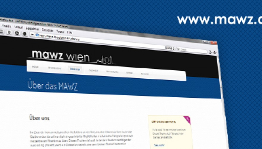 Präsentation der Homepage des MAWZ Wien